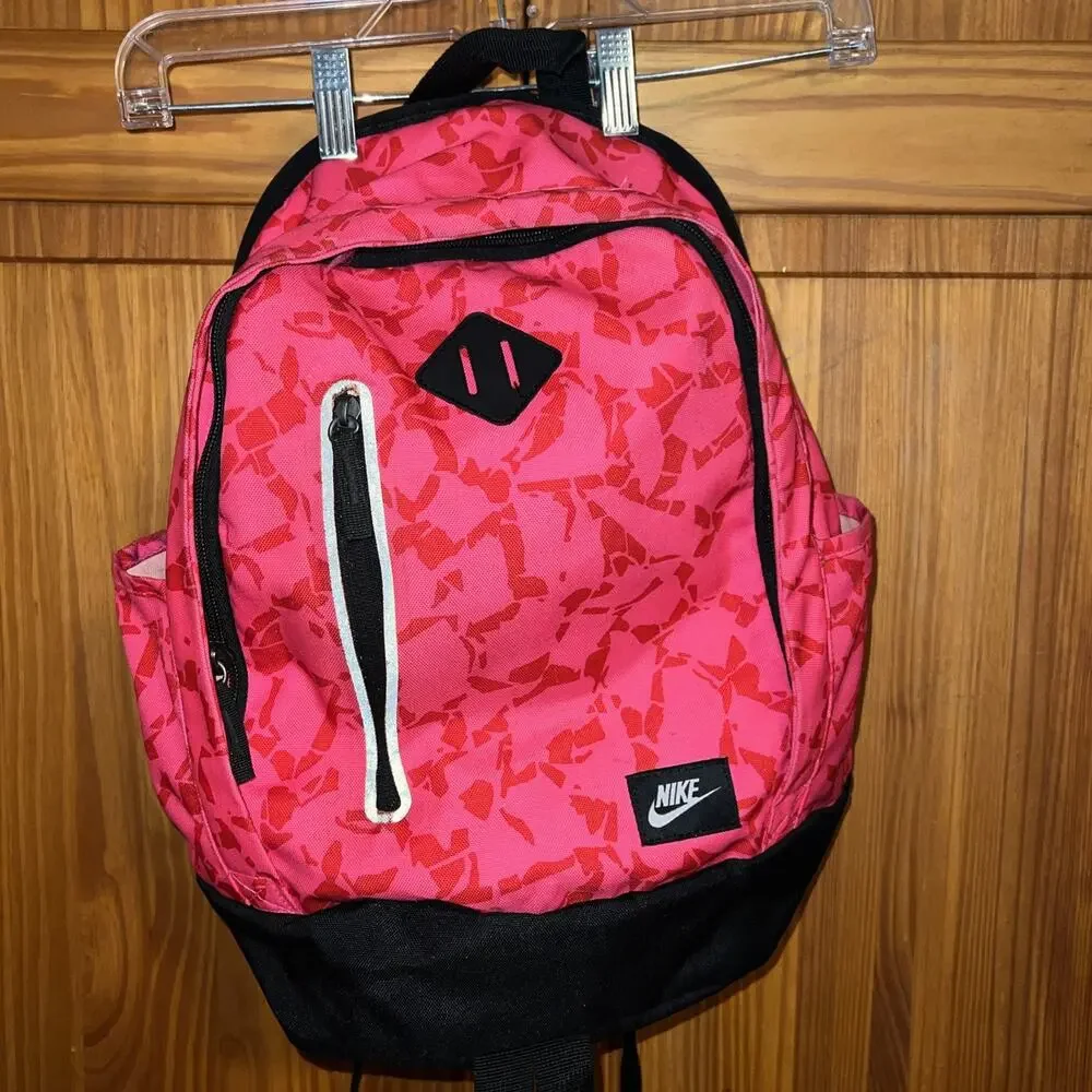 Nike Young Athletes Cheyenne Print/Hyper Pink/Black/Silver Backpack KIDS.RARE!